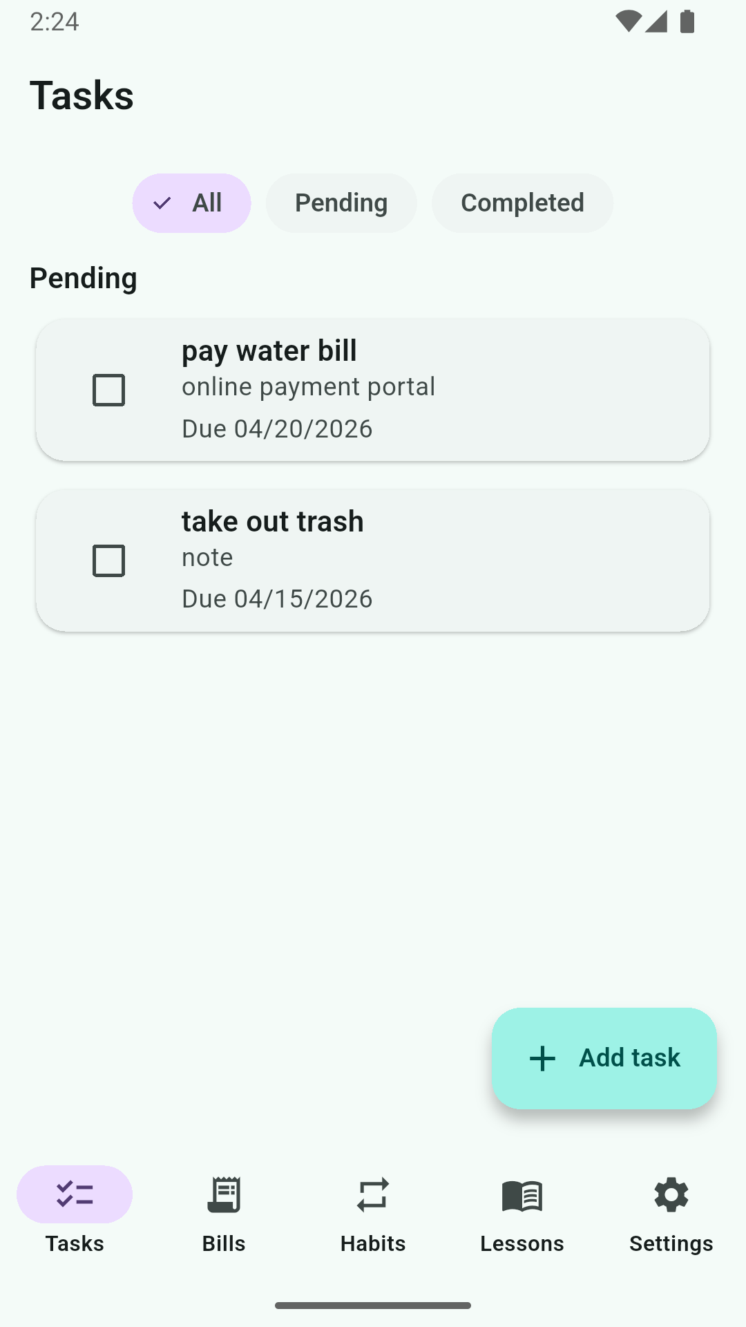 Adulting. secondary screenshot